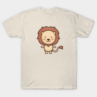 Cute Baby Lion Cartoon T-Shirt